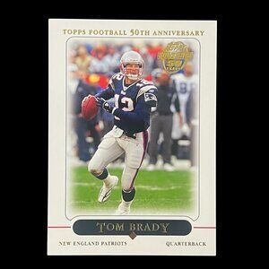 Tom Brady 2005 Topps 50th Anniversary Gold #10 | NM or better | The GOAT